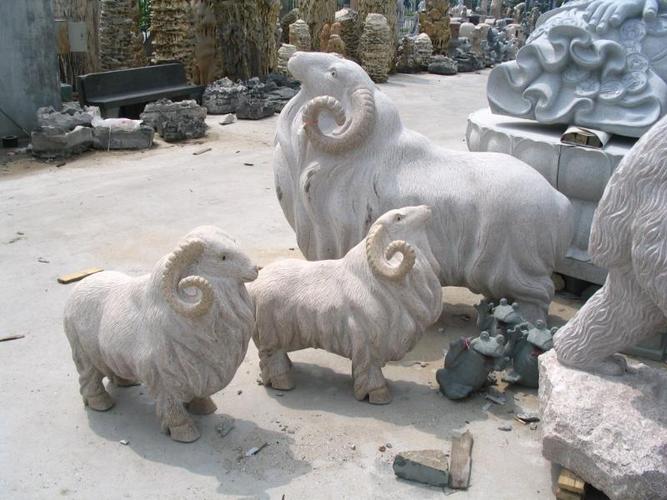 精巧别致的羊石雕供应,北京动物石雕厂家_福建省磊翔石雕工艺有限公司